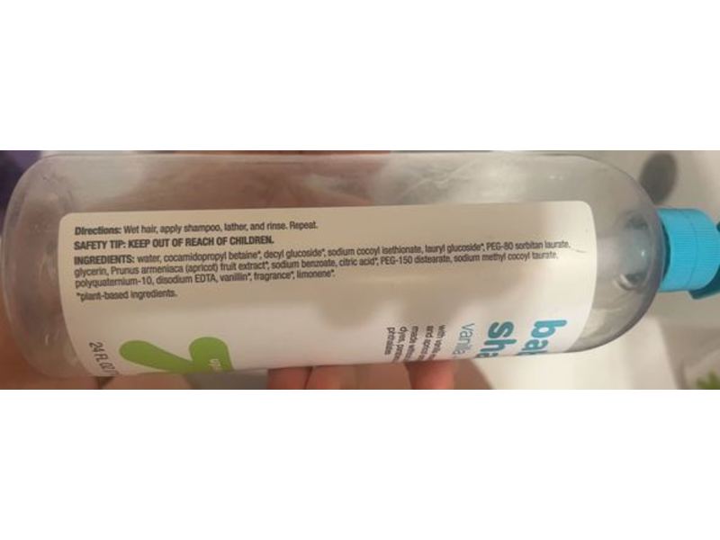 Up&Up Baby Shampoo, Vanilla + Apricot, 24 fl oz/710 mL