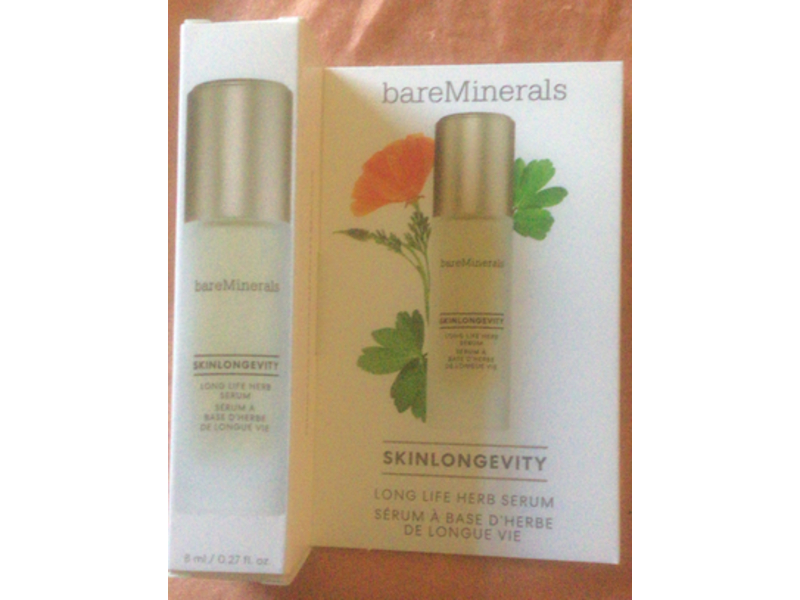 BareMinerals Skinlongevity Long Life Herb Serum, 0.27 fl oz/8mL