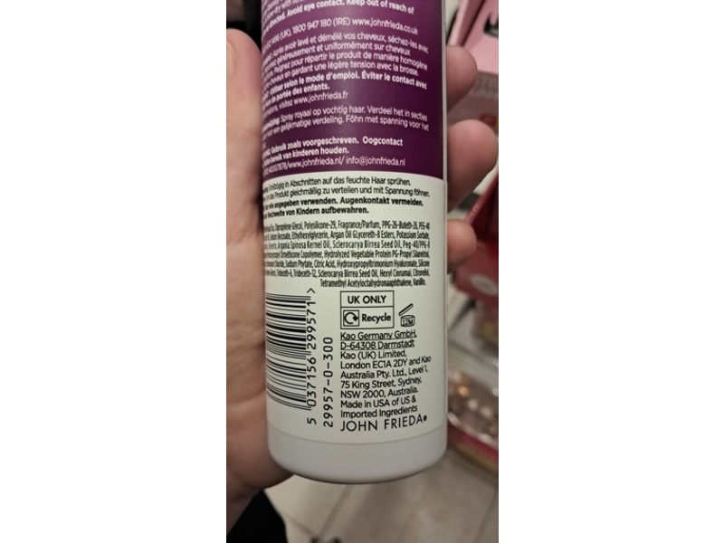 John Frieda Frizz Ease Infinite Smooth Salon Blow-Out Spray, 200 mL