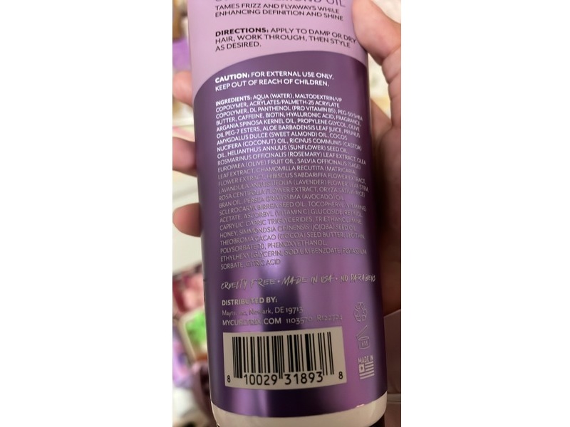 Curltrix Curl Sharping Jelly Styling Gel, 8 fl oz/237 mL