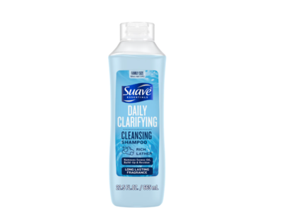 Suave Essentials Daily Clarifying & Cleansing Shampoo, 22.5 fl oz/665 mL