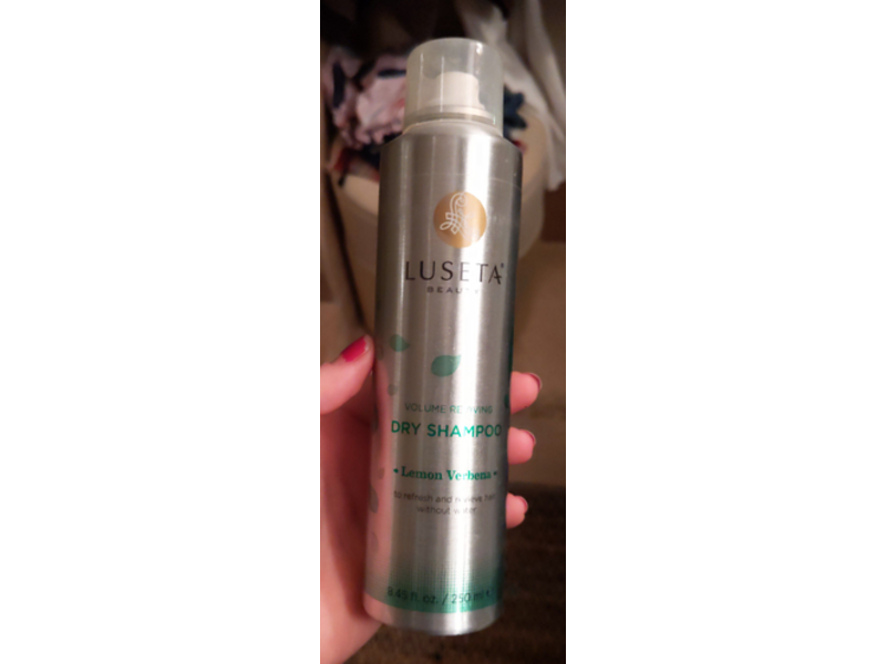 Luseta Beauty Dry Shampoo, Lemon Verbena, 8.45 fl oz/250 mL