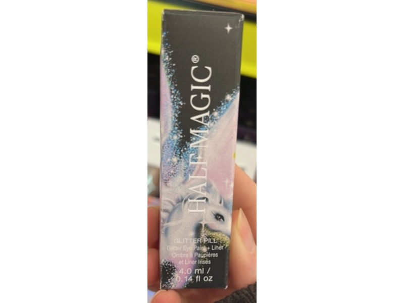 Half Magic Glitterpill Gliter Eye Paint + Liner, Money Plz, 0.14 fl oz/4.0 mL