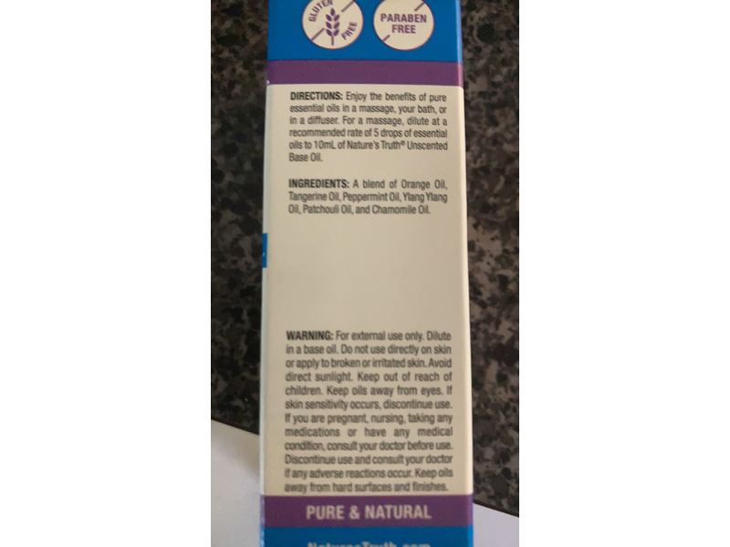 Nature's Truth Stress Relief Essential Oil, Calming, 0.51 fl oz/15 mL