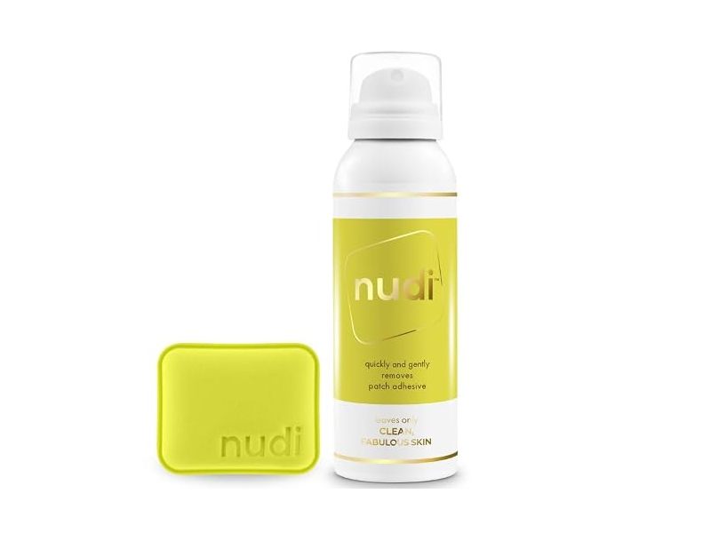 Nudi Estrogen Patch Adhesive Remover Spray, 100 mL