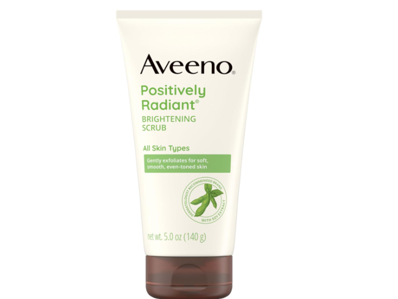 Aveeno Positively Radiant Skin Brightening Daily Scrub, 5 oz/140 g