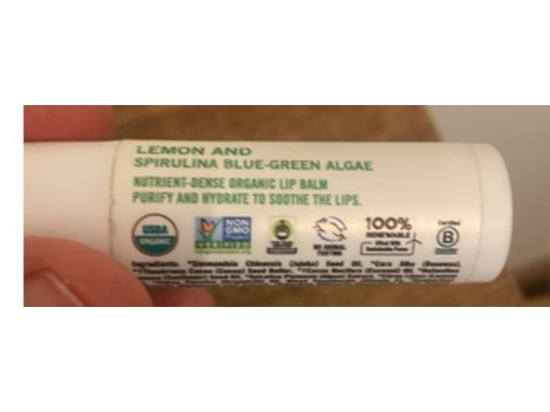 Eco Lips Food Lip Balm, Lemon, 0.15 oz