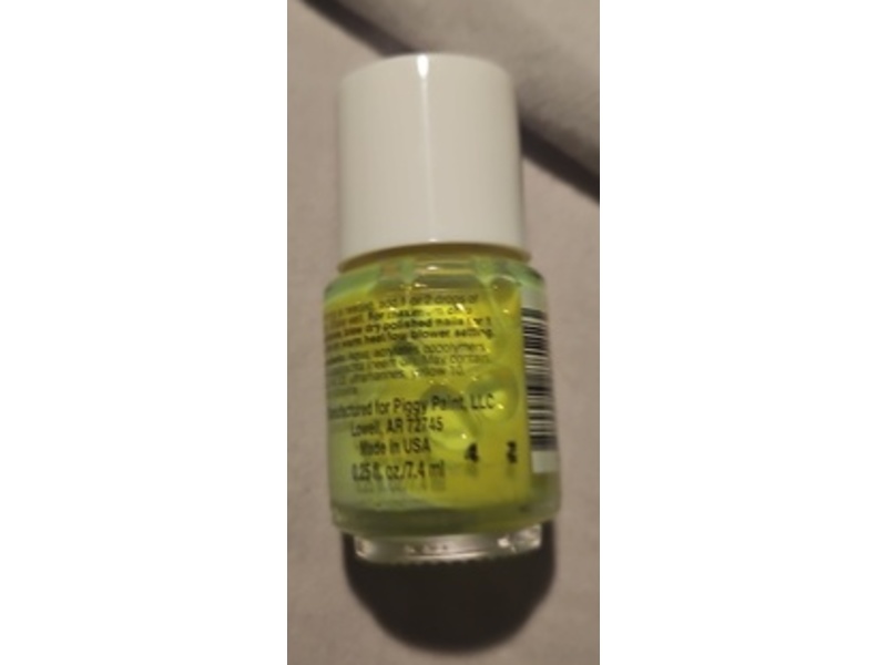 Piggy Paint Natural As Mud Kids Nail Polish, Lime Time, 0.25 fl oz/7.4 mL