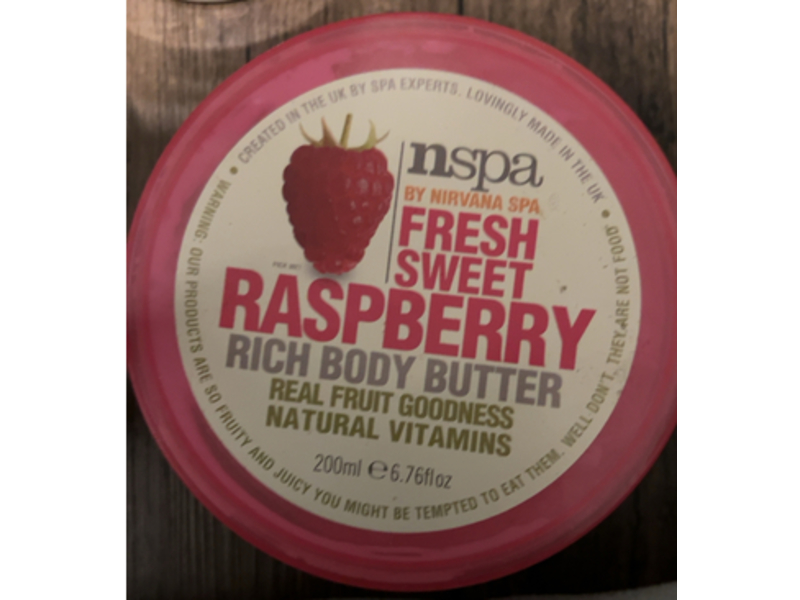 Nspa Rich Body Butter, Fresh Sweet Raspberry, 6.76 fl oz/200 mL