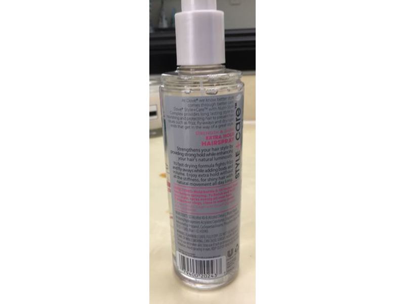 Dove Hair Therapy Style + Care Strength & Shine Hairspray, Extra Hold, 9.25 fl oz/273 mL