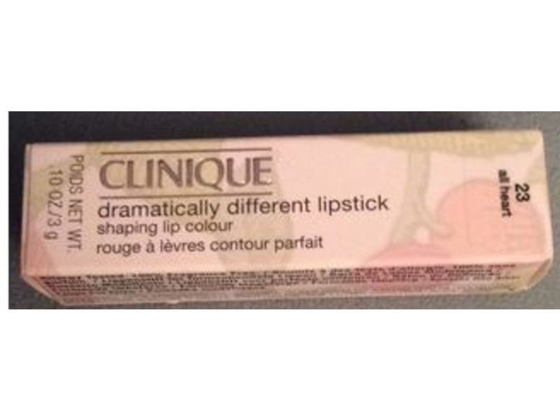 Clinique Dramatically Different Lipstick, 23 All Heart, 0.10 oz/3 g
