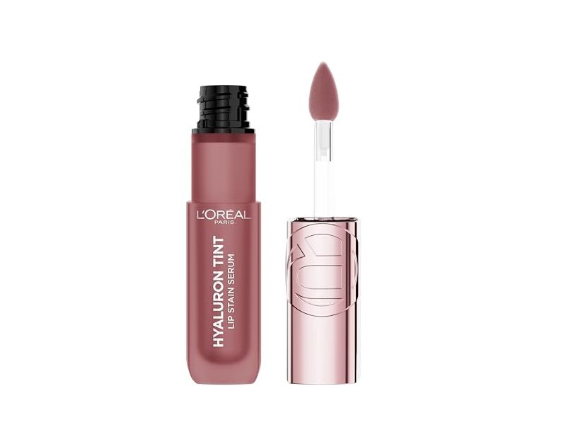 L'Oreal Paris Hyaluron Tint Lip Stain Serum, 635 Worth It Medium, 0.16 fl oz