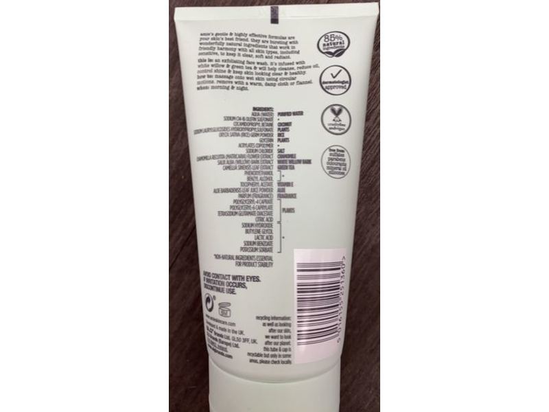 Amie Clear And Calm Exfoliating Face Wash, 5 fl oz / 150 ml