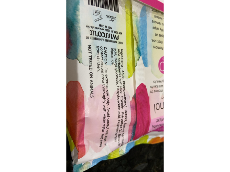 Retinol Precision Beauty Make-Up Remover Wipes, 60 Count