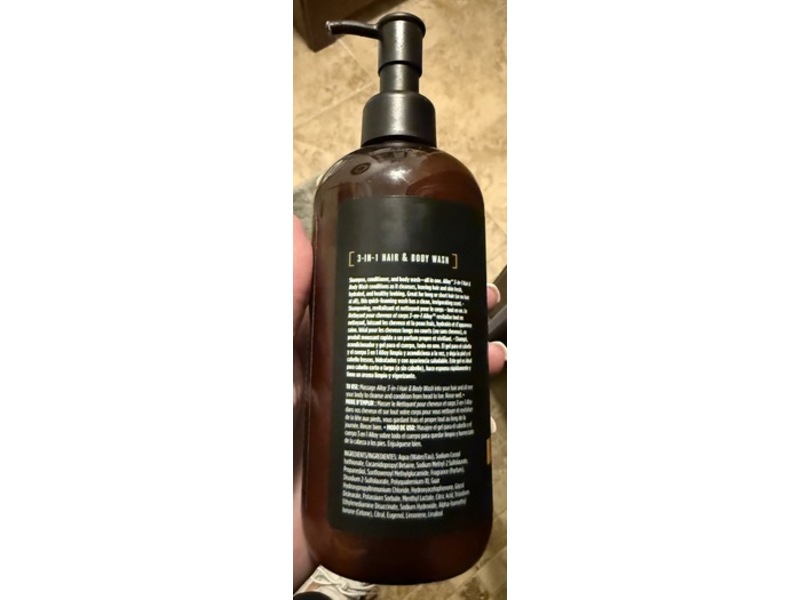 Alloy 3-In-1 Hair & Body Wash, 12 fl oz/354 mL