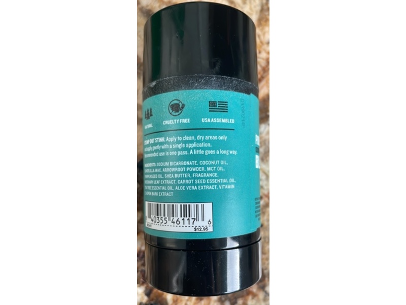 Duluth Trading Moose Lick Deodorant, Manly & Fresh, 3 oz/85 g