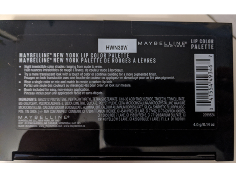 Maybelline New York Lip Studio Lip Color Palette, 01, 0.14 oz