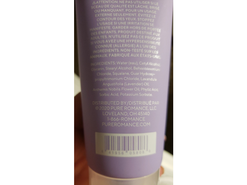 Heli By Pure Romance Conditioning Shave Cream, Lavender And Chamomile, 8 fl oz / 240 ml