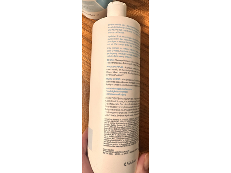 Affinia Moisture Shampoo, 16.8 oz/496 mL