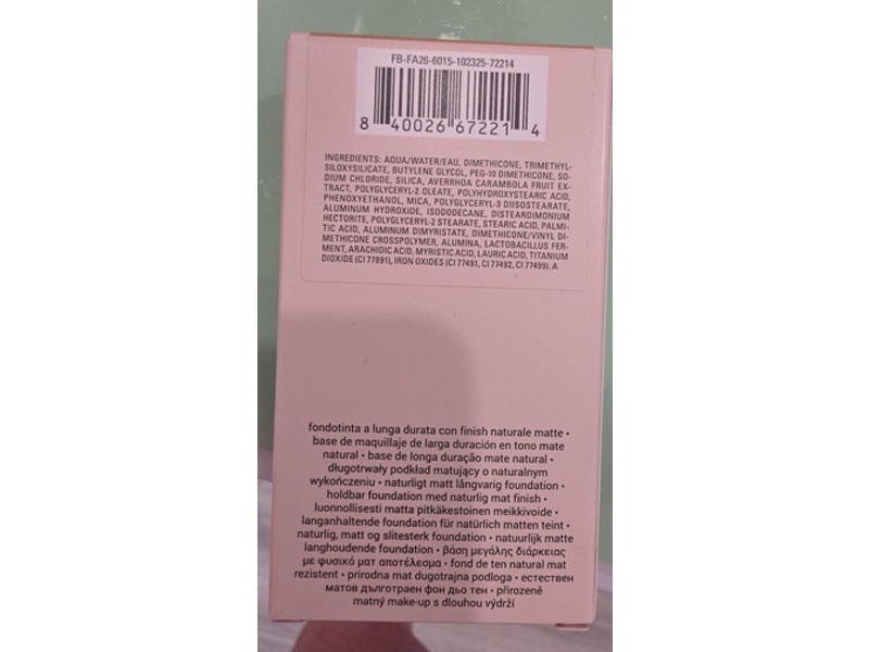 Fenty Beauty Pro Filt'r Fluid Flex Natural Matte Foundation, 226 W, 1 fl oz/30 mL