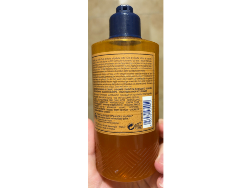 L'Occitane In Provence Body Shower Oil, Shea Oil, 8.4 fl oz/250 mL