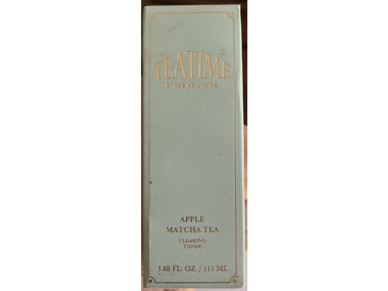 Byroe New York Clearing Toner, Apple Matcha Tea, 3.88 fl oz/115 mL