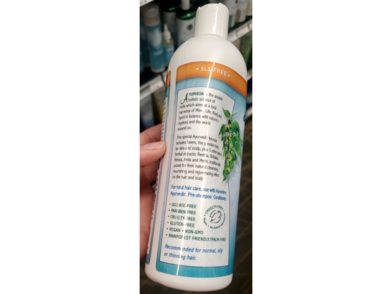 Auromere Ayurvedic Shampoo, Neem Plus 5, 16 fl oz/473 mL, Pack OF 2