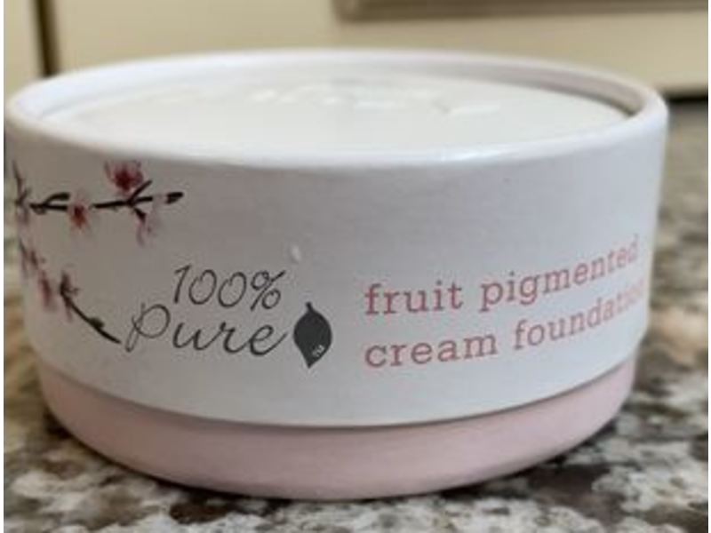 100% Pure Fruit Pigmented Cream Foundation, Alpine Rose, 0.32 oz/9 g