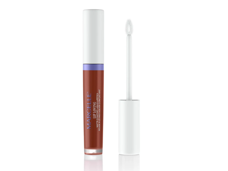Marcelle Lip Loving Matte Comfort Liquid Lipstick, Sweet Spice, 6.5 mL