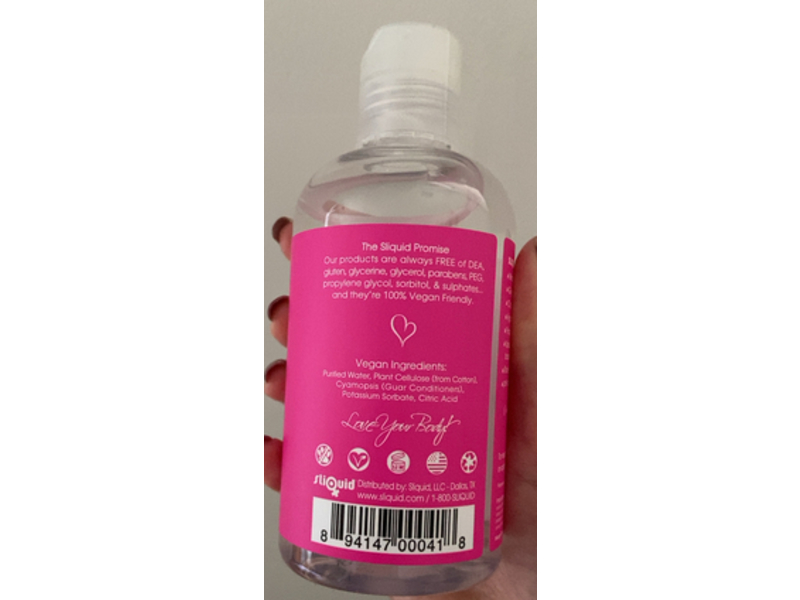 Sliquid Natural Intimate Lubricant, Sassy, 8.5 oz/255 mL