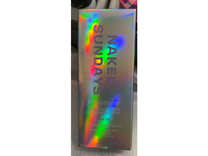 Naked Sundays Beauty Screen Foundation Tint, SPF50, 2.5 N Light Neutral, 1.01 oz