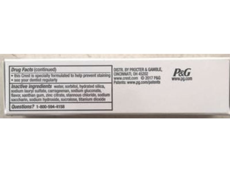 Crest Gum Detoxify Fluoride Toothpaste, Deep Clean, 0.85 oz/24 g