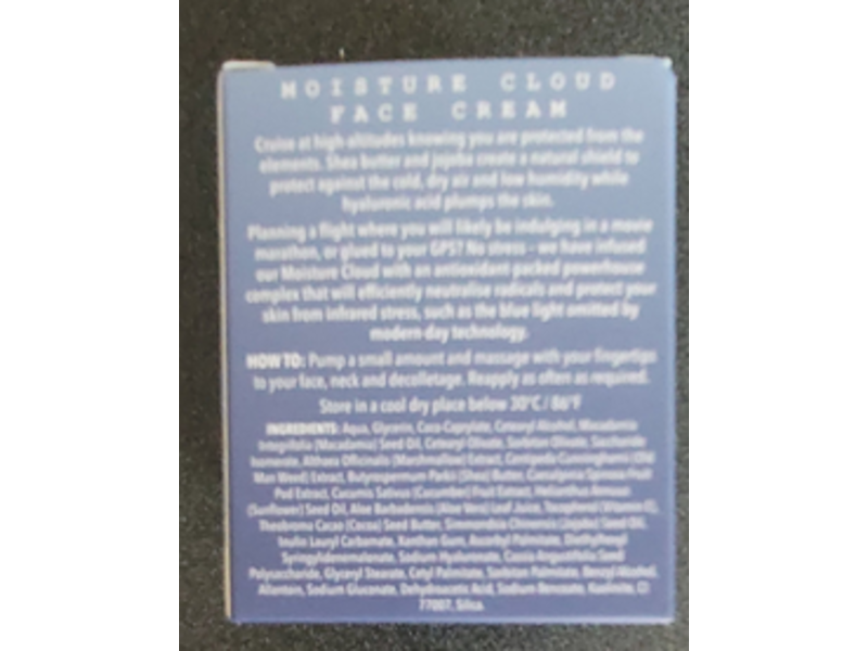 Flight Mode Skin Care Moisturizing Cloud Face Cream, 1.69 fl oz/50 mL