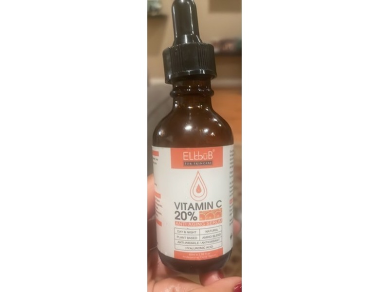 Elbbub Anti Aging Serum, Vitamin C 20%, 2.02 fl oz/60 mL