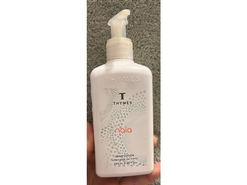 Thymes Naia Hand Lotion, 8.25 fl oz/240 mL