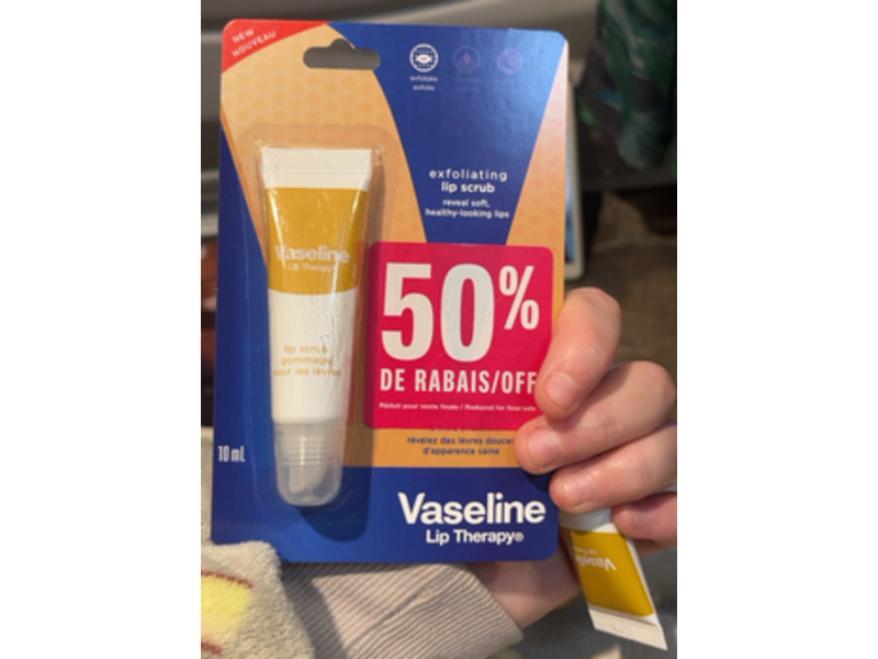 Vaseline Exfoliating Lip Scrub, 10 mL