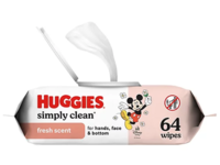 Huggies Simply Clean Wipes, Fresh Scent, 64 Count - Image 2