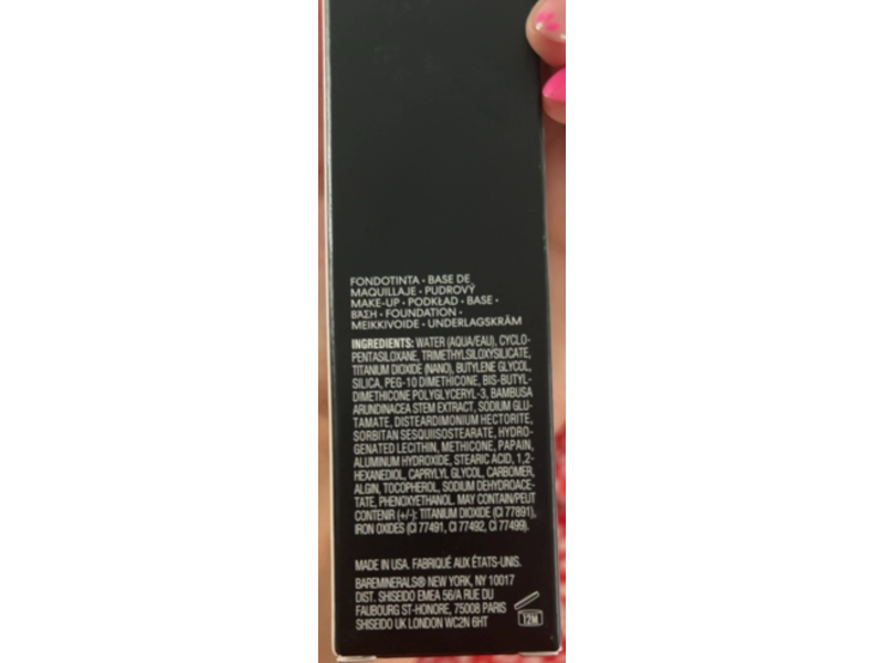 bareMinerals Barepro Performance Wear Liquid Foundation, Ivory 20, SPF 20, 1 fl oz/30 mL