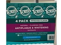 The Original Tom's of Maine Toothpaste, Peppermint, 4.7 oz/133 g, Pack Of 4 - Image 3