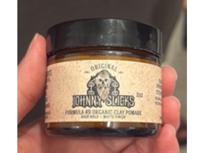Johnny Slicks Formula 49 Organic Clay Pomade, Original, 2 oz