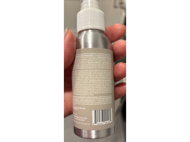 Saje Hand Sanitizer Antibacterial Spray, 3.4 fl oz/100 mL