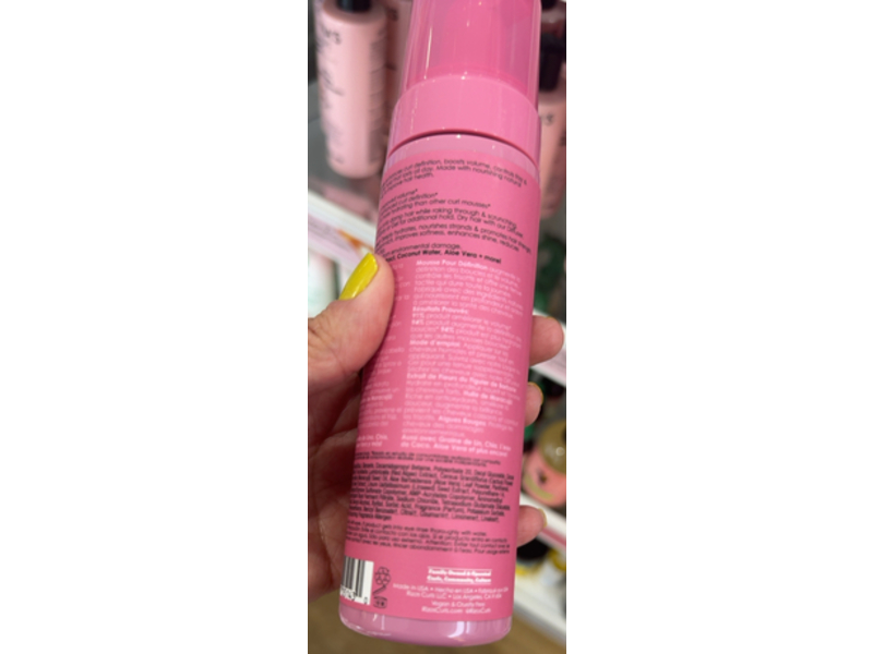 Rizos Curls Curl Defining Mousse, Cactus Flower Extract, Maracuja Oil, Red Algae, 6.8 oz/200 mL