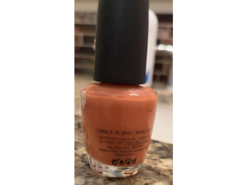 OPI Nail Polish Lacquer, Freedom OF Peach, 0.5 fl oz/15 mL