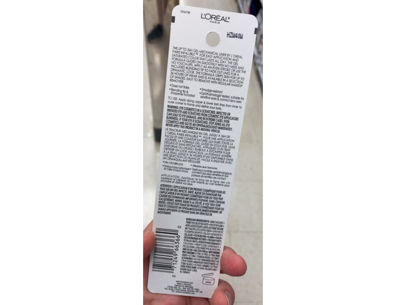 L'Oreal Paris Infallible Grip Gel Mechanical Liner, Emerald Green, 0.011 oz/0.324 g