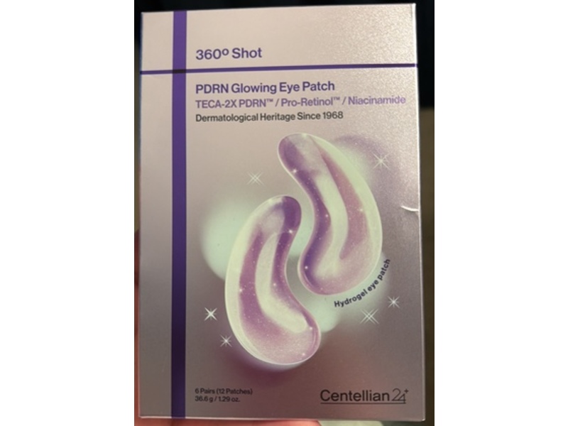 Centellian 24 360 Shot PDRN Glowing Eye Patch, 1.29 oz/36.6 g, 6 Pairs