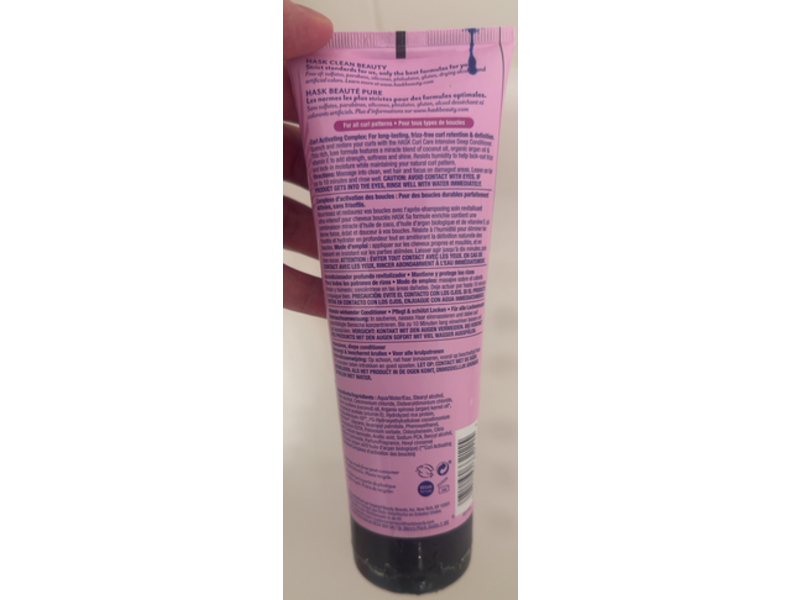 Hask Curl Care Intensive Deep Conditioner, 6.7 fl oz/198 mL