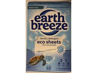 Earth Breeze Laundry Detergent Eco Sheets, River Rain, 60 Loads, 30 Count - thumbnail 2
