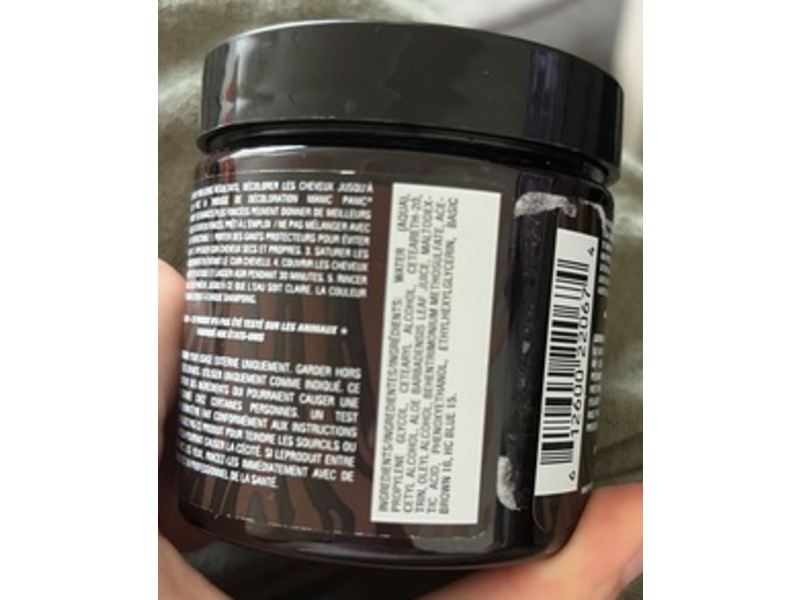 Manic Panic Semi-Permanent Hair Color, Bat Outta Hell, 4 fl oz/118 mL