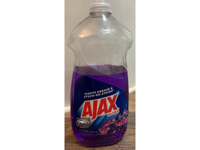 Ajax Ultra Liquid Dish Soap, Lavender Scent, 52 fl oz/1.53 L
