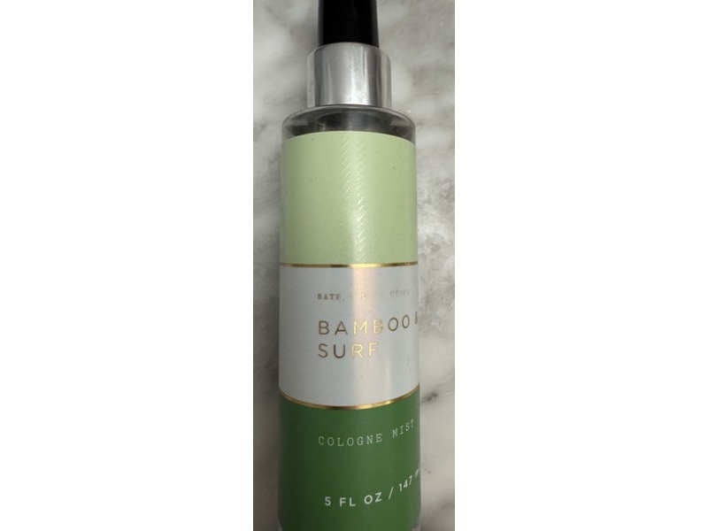 Bath & Body Works Cologne Mist, Bamboo + Surf, 5 fl oz/147 mL